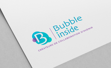 Bubble Inside : Logotype et carte de visite image 