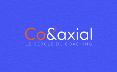 Co&axial : Logotype, carte de visite, flyers, stickers, maquette du site internet et réseaux sociaux image 