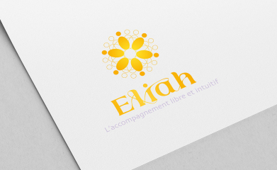 Eliah : Logotype, carte de visite, flyers et maquette de site internet image 