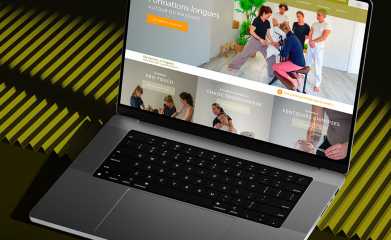Massage Pro Académie : Logotype, Site internet image 