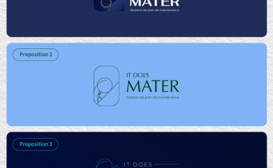 Mater : Logotype , Maquette de site internet image 