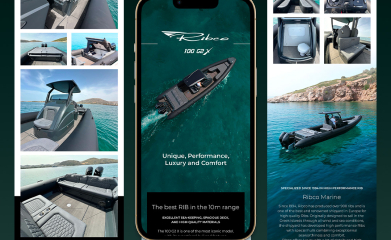 Monaco Rib Boats : dépliant, panneau, linktree, brochure mobile image 