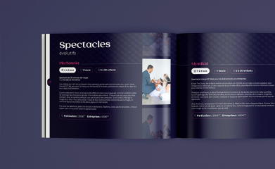 Nicolas Marques Magicien : logotype, brochure image 