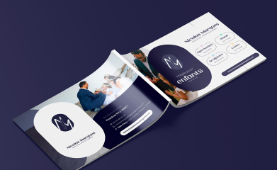 Nicolas Marques Magicien : logotype, brochure image 