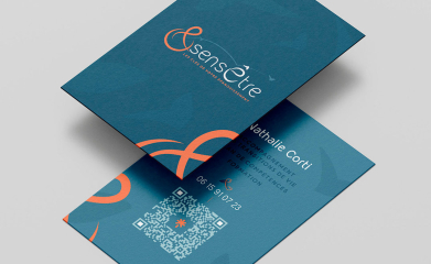 &sensêtre : Logotype, carte de visite et dépliant image 