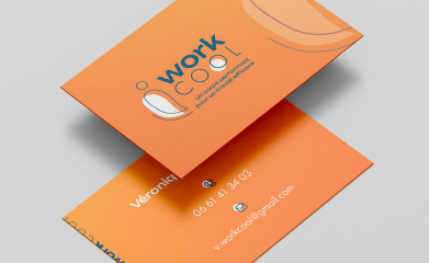 Work cool : Logotype et carte de visite image 